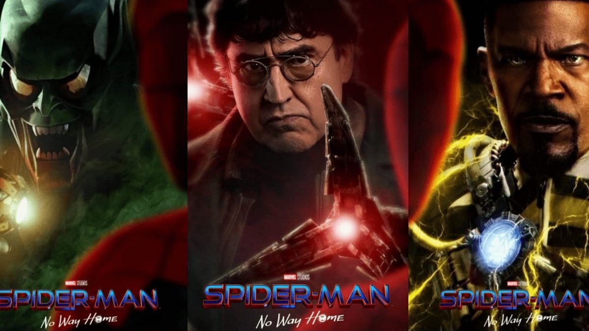 SpiderMan No Way Home Doctor Octopus, Green Goblin, Electro