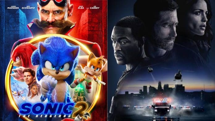 Sonic the Hedgehog 2 Tops US Box Office, Ambulance Suffers