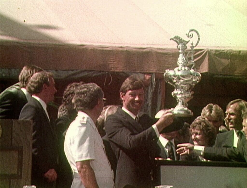 Still from Untold The Race of the Century