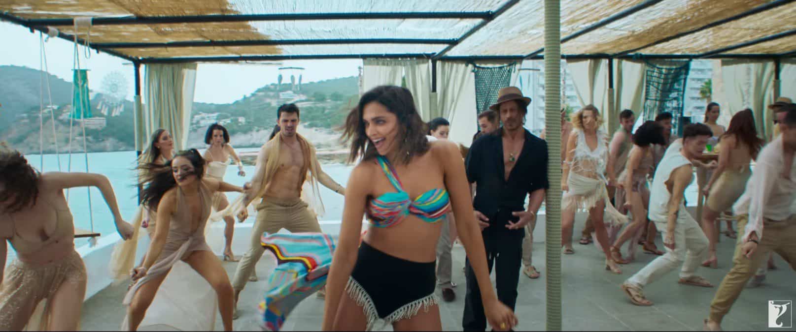 Still from Besharam Rang Song