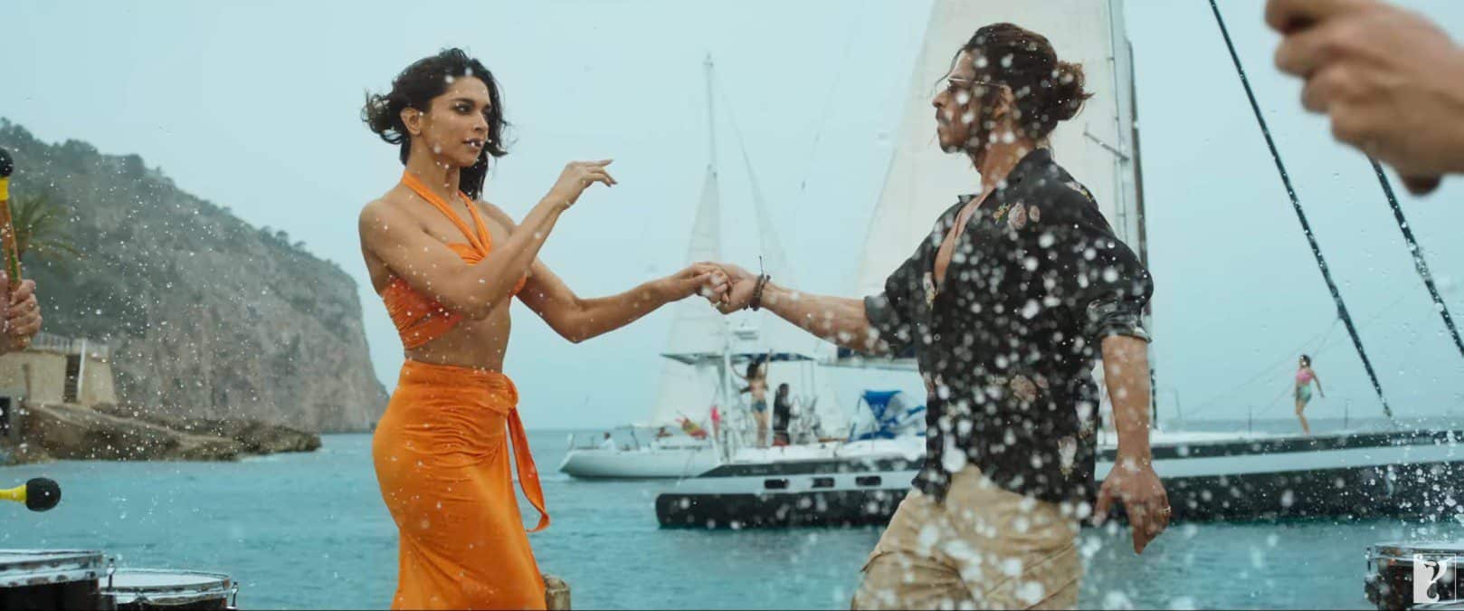 Still from Besharam Rang Song 