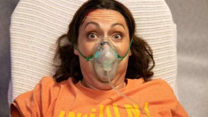 Wellmania review: Celeste Barber nailed her role as a single woman trying to become healthy.