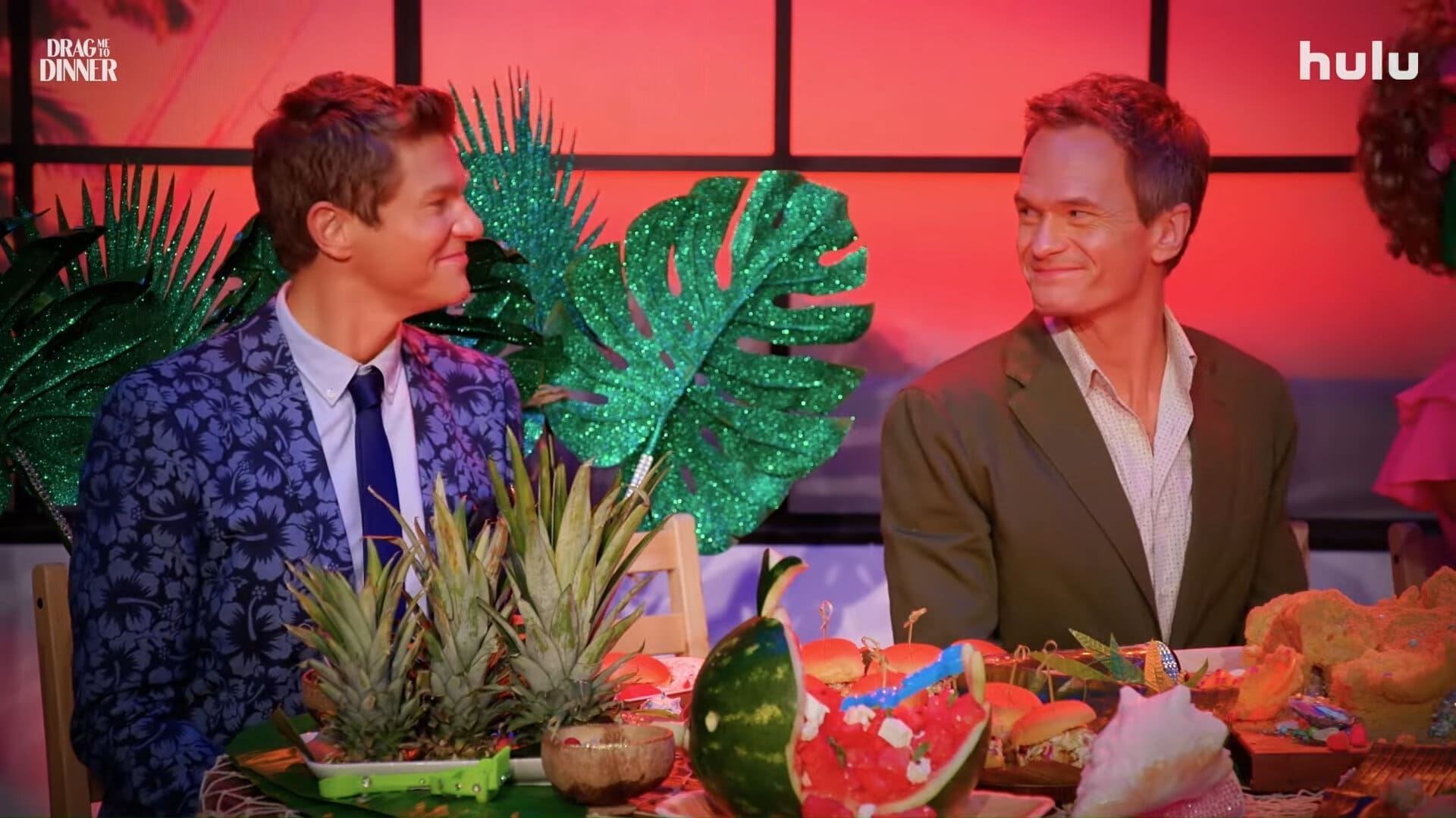 Drag Me To Dinner Trailer Neil Patrick Harris and David Burtka Present a Dragtastic Party Face Drag Me To Dinner Trailer Neil Patrick Harris and David Burtka Present a Dragtastic Party Face