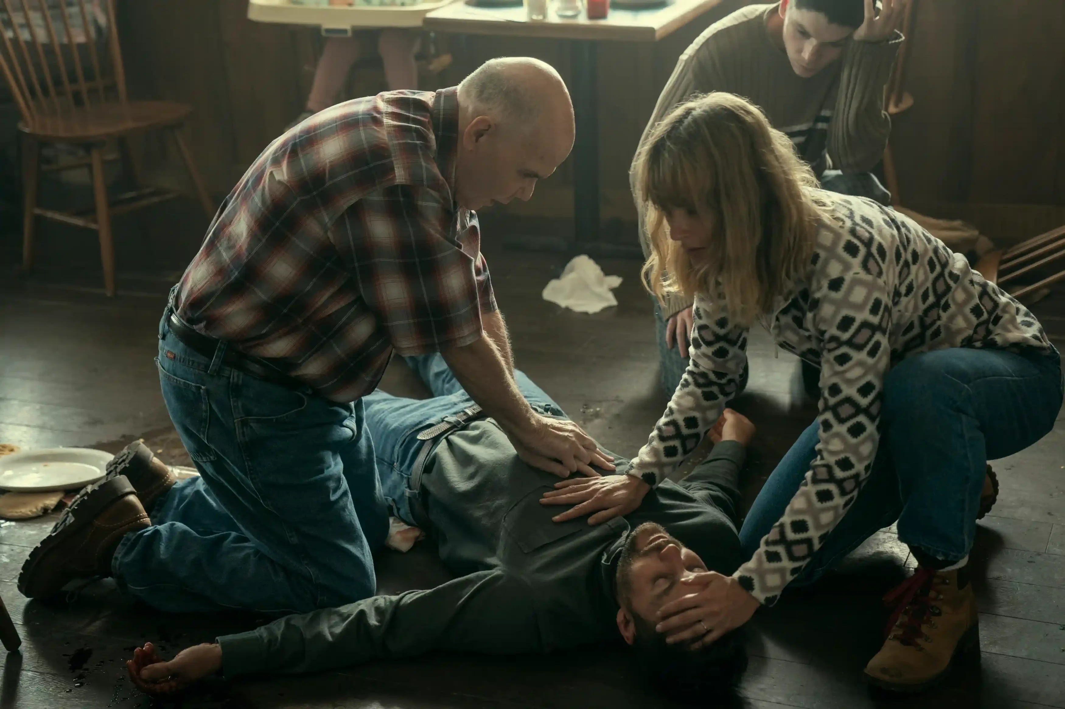 Painkiller Ending Explained: Did Richard Sackler and Purdue Pharma Get Criminally Charged? 4 Painkiller Ending Explained: Taylor Kitsch, Carolina Bartczak, Jack Mulhern