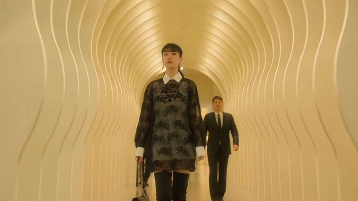 Doona Kdrama Outfits: When Bae Suzy's Chic Fashion in the Netflix Series Became the Plot 2 Doona Kdrama Outfits - Prada Dress