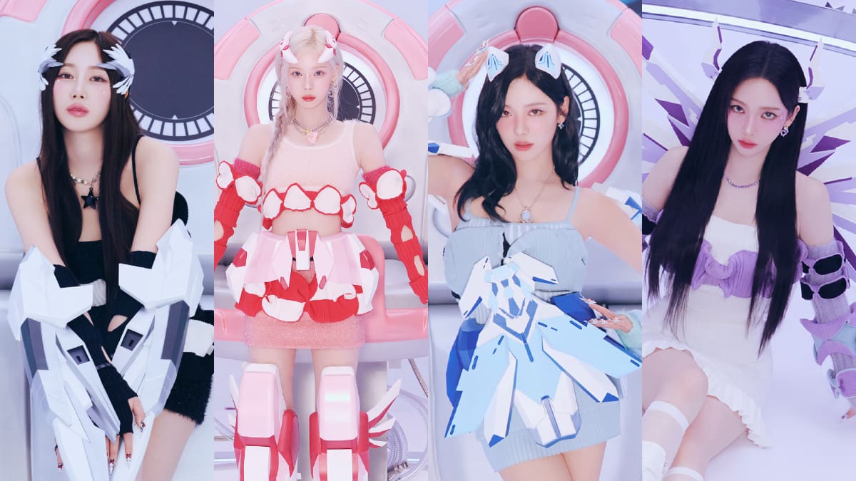 Hot Mess MV Teaser: aespa Brings Their Own Aenime Avatars for Japanese Debut Single