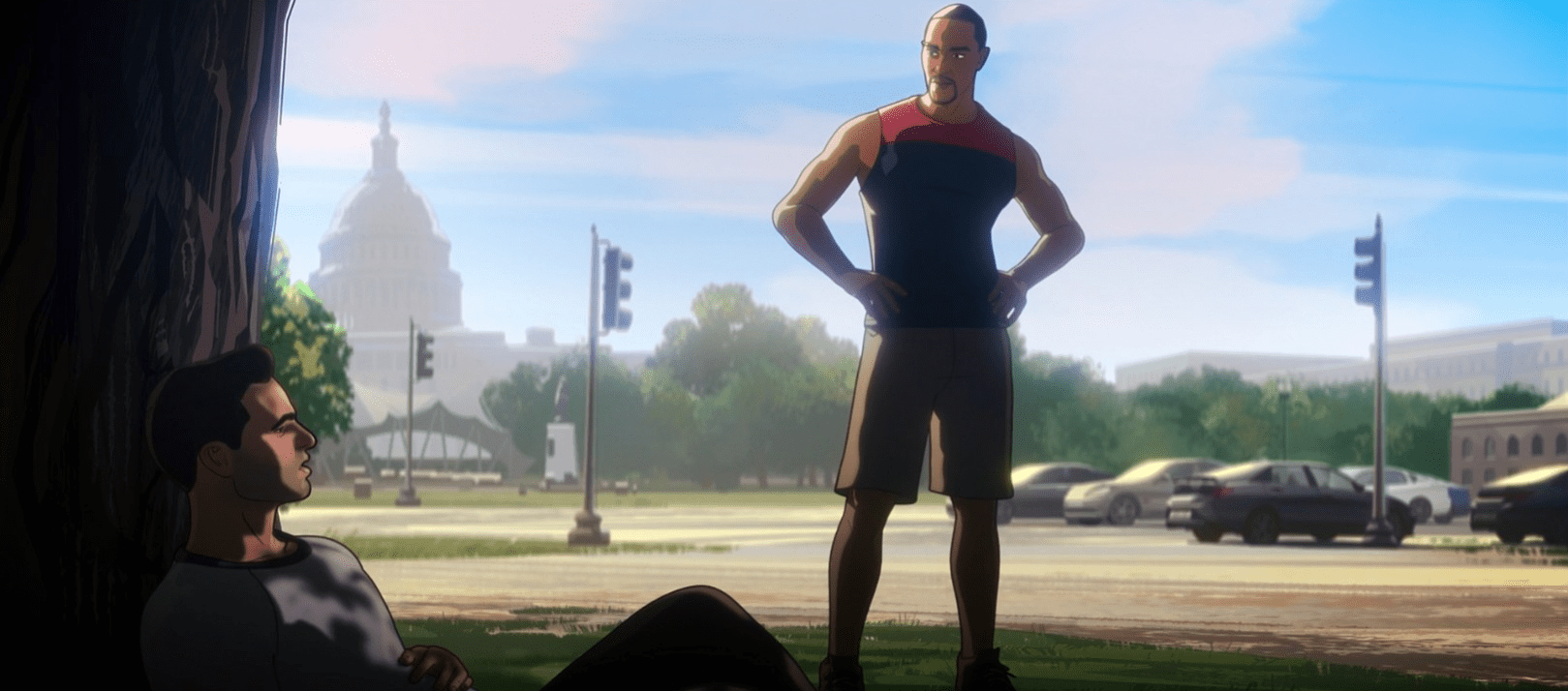 What If Season 3 Episode 1: : Anthony Mackie as Sam Wilson, Mark Ruffalo as Bruce Banner