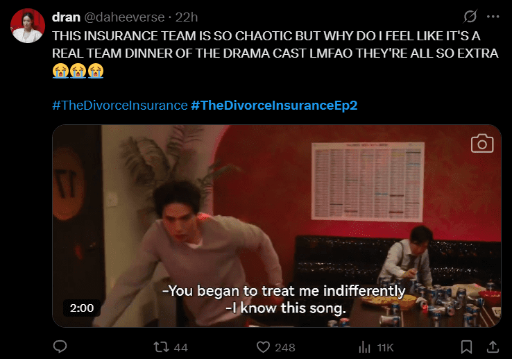The Divorce Insurance Episode 2 Reactions