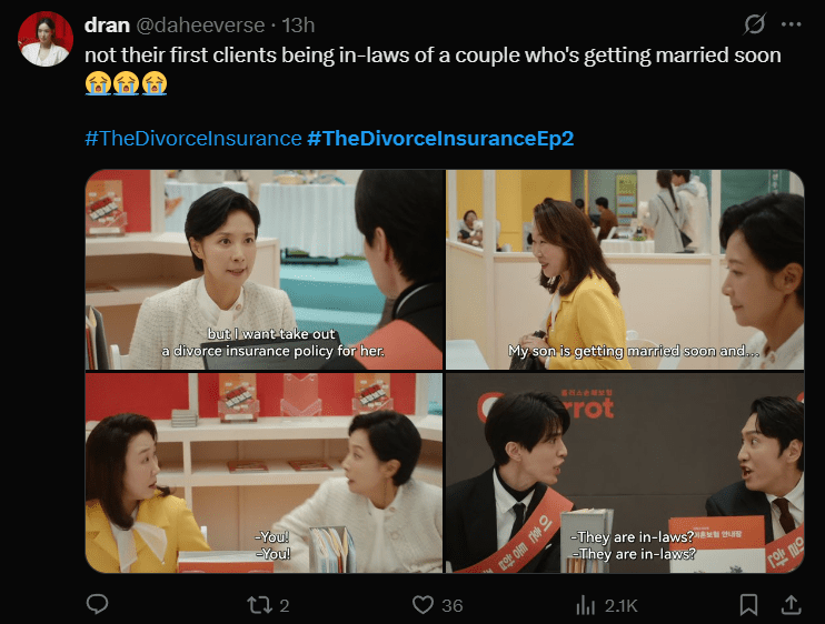 The Divorce Insurance Episode 2 Reactions