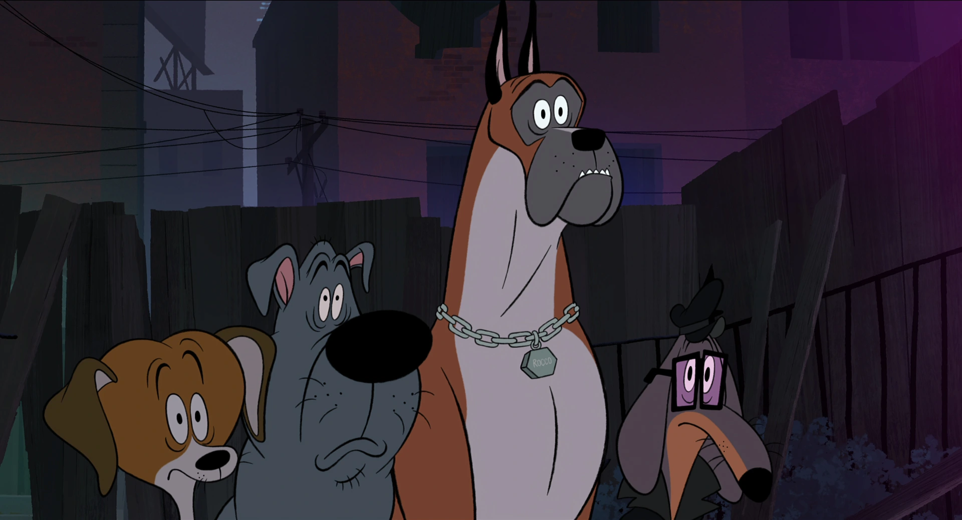 Fixed Review: Fred Armisen as Fetch, Adam Devine as Bull, Idris Elba as Rocco, Bobby Moynihan as Lucky