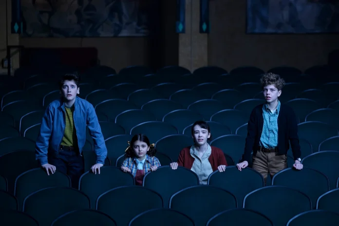 IT – Welcome to Derry Episode 1: Jack Molloy Legault, Matilda Legault, Clara Stack, Mikkal Karim-Fidler