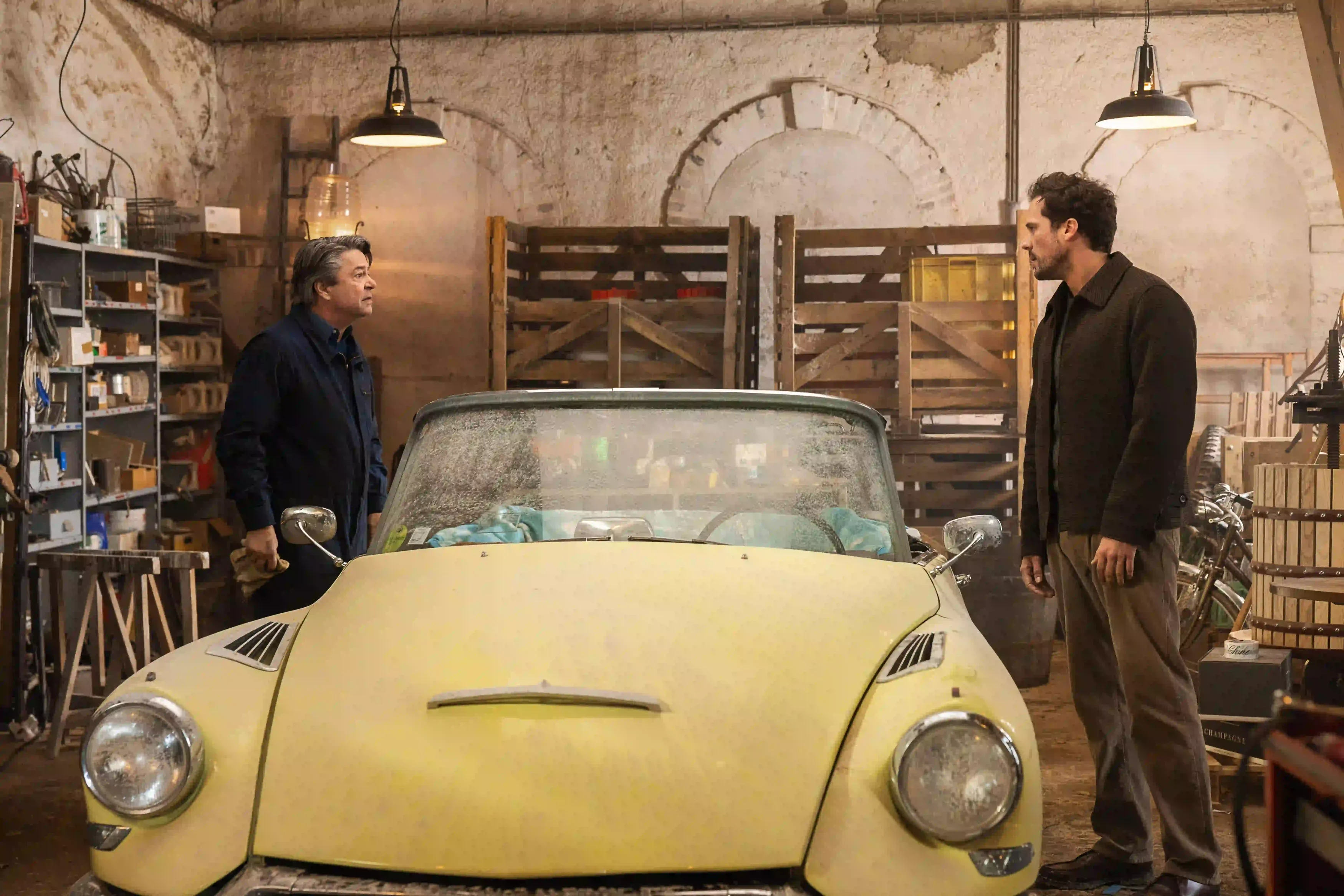 Champagne Problems Review: Forgettable Christmas RomCom Lacks Holiday Cheer 3 Champagne Problems Review: Thibault de Montalembert, Tom Wozniczka